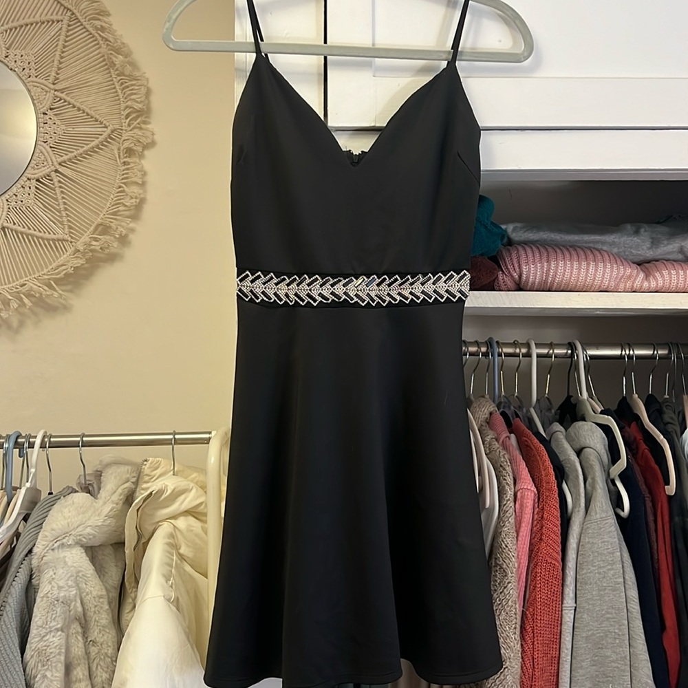 Charlotte Russell Black Cocktail Dress